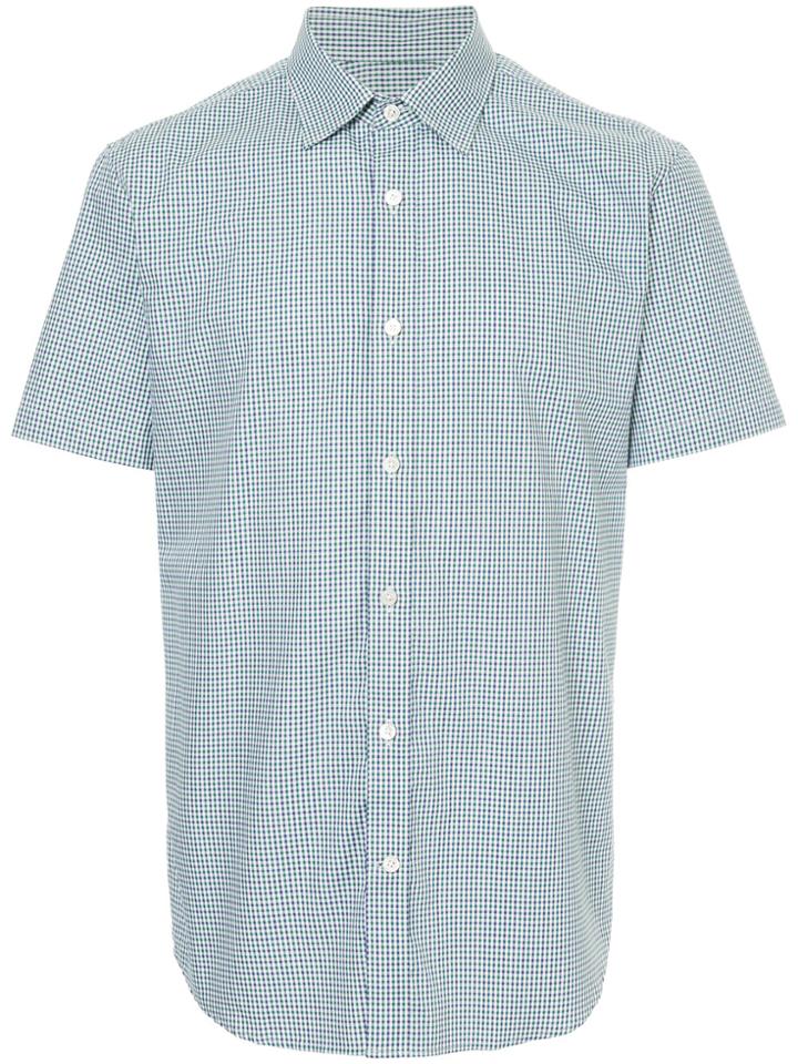 Gieves & Hawkes Gingham Shirt - Blue