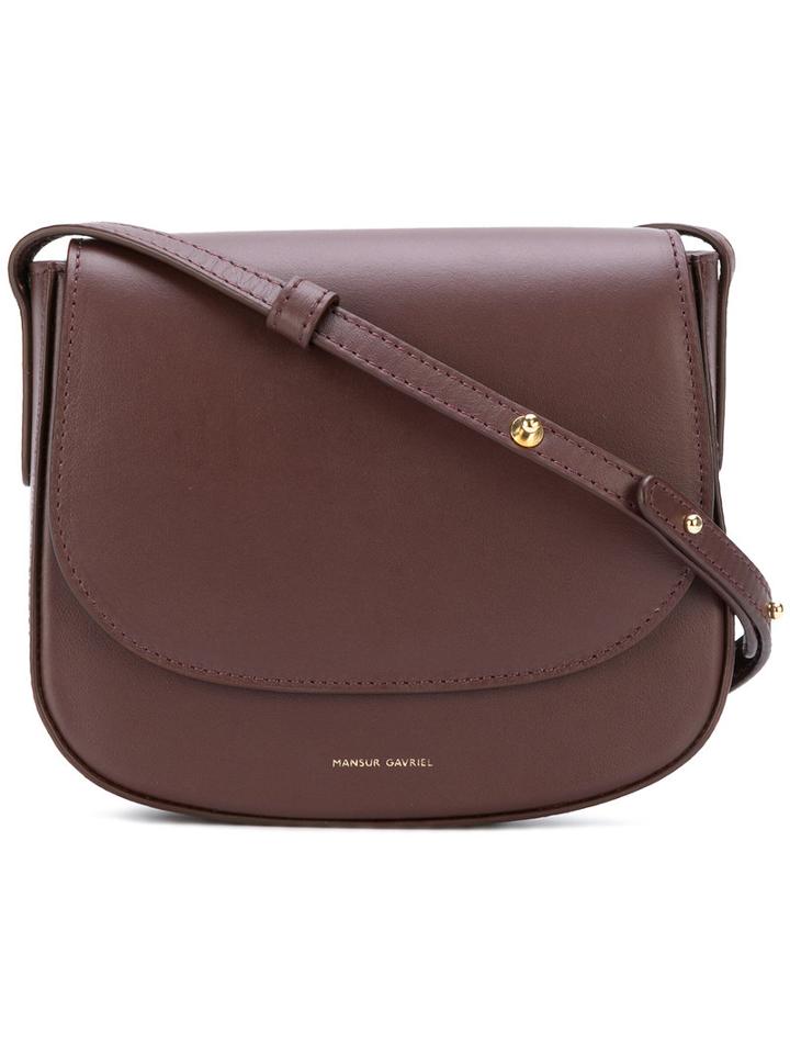 Mansur Gavriel - Saddle Cross-body Bag - Women - Leather - One Size, Brown, Leather
