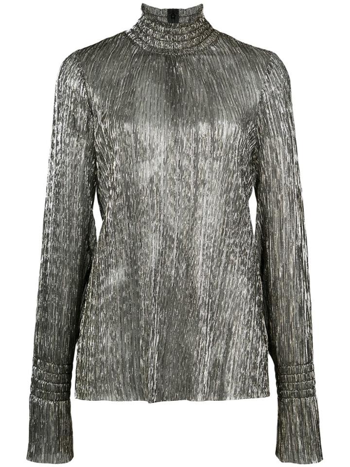 L'agence Sheer Sweater - Gold