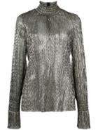 L'agence Sheer Sweater - Gold