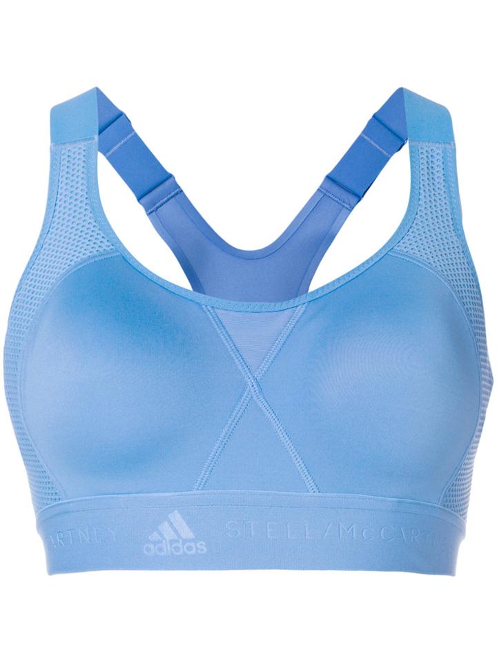 Adidas By Stella Mccartney Recycled Crop Top - Blue