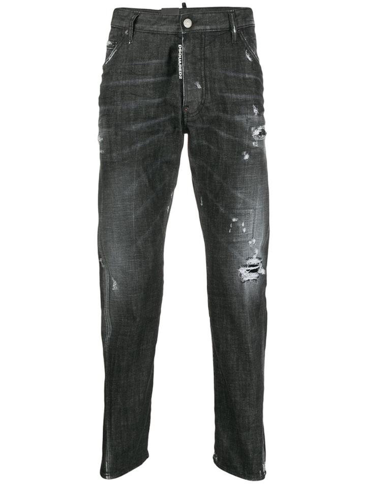 Dsquared2 Regular Loose Fit Jeans - Black