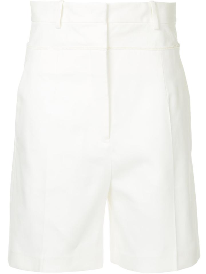 Jil Sander High-waisted Shorts - White