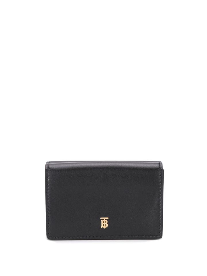 Burberry Tb Monogram Card Holder - Black