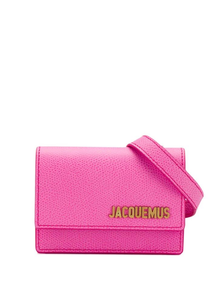 Jacquemus Logo Plaque Belt Bag - Pink