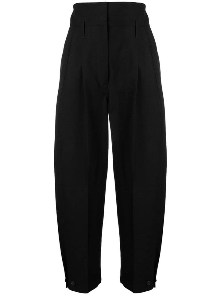 Givenchy Wide Leg High Waisted Trousers - Black