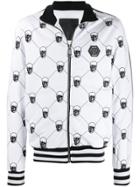 Philipp Plein Skull Jogging Jacket - White