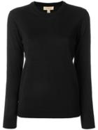 Burberry Check Detail Jumper - Black