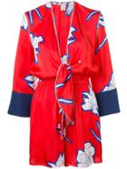 Pinko Floral Jumpsuit - Red