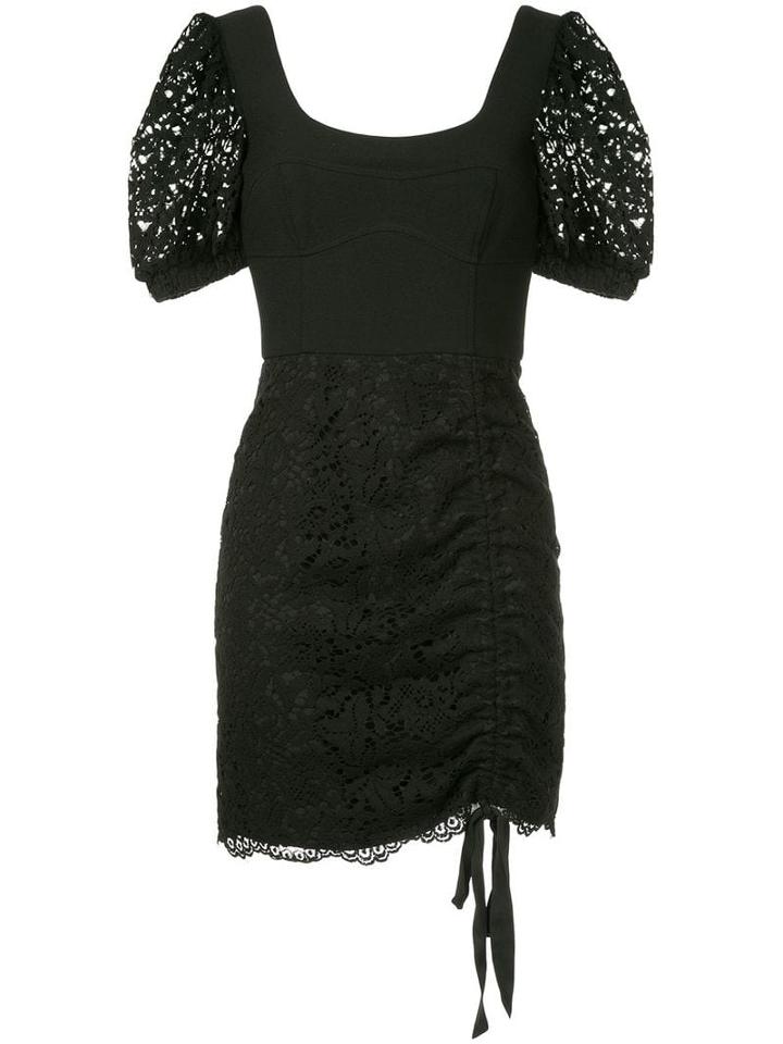 Rebecca Vallance Le Saint Lace Mini Dress - Black