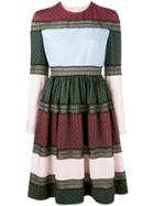 Huishan Zhang Multi-print Flared Dress - Multicolour