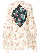 Christopher Kane Archive Floral Mini Dress - Nude & Neutrals