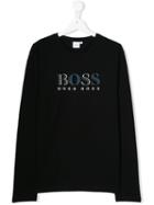Boss Hugo Boss Teen Logo Print T-shirt - Black