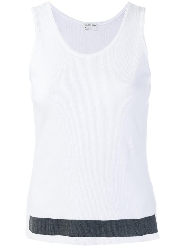 Helmut Lang Vintage Ribbed Top - White