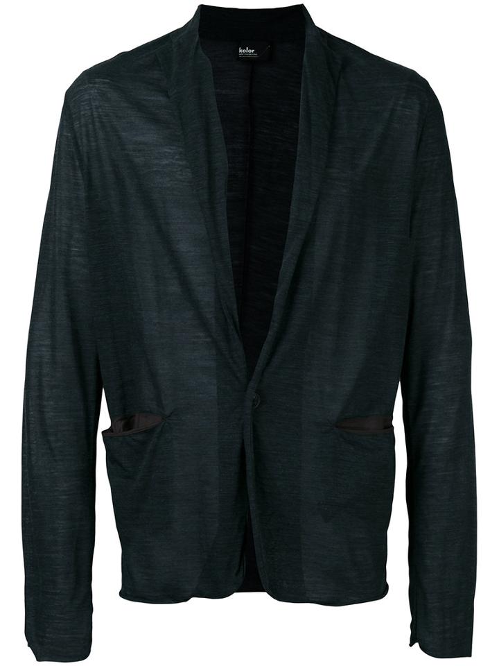 Kolor - Welt Pockets Cardigan - Men - Nylon/wool - 4, Grey, Nylon/wool