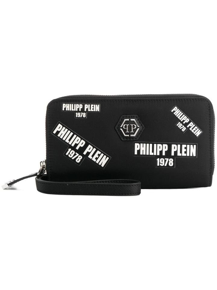Philipp Plein Pp1978 Continental Wallet - Black