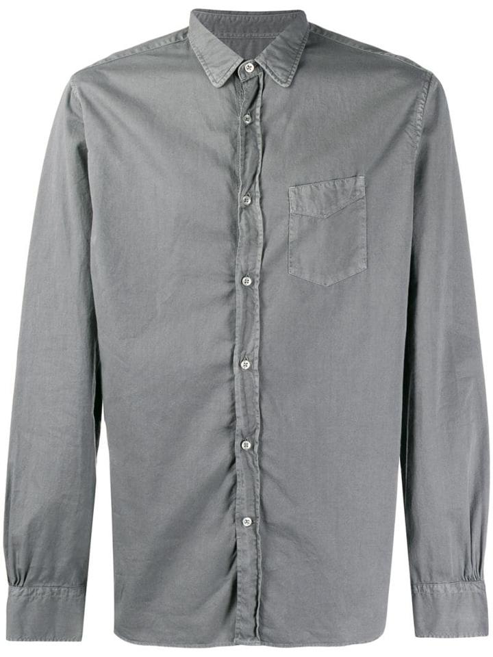 Officine Generale Long Sleeve Shirt - Grey