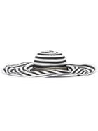 Missoni Striped Wide-brim Hat - Black