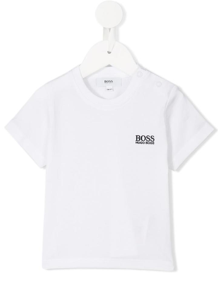 Boss Kids - Embroidered Logo T-shirt - Kids - Cotton - 24 Mth, White
