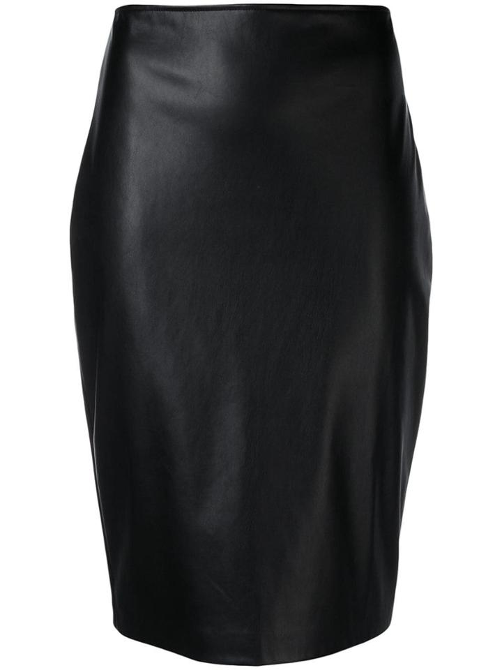 Liu Jo Panelled Pencil Skirt - Black