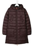 Save The Duck Kids Teen Padded Parka - Pink
