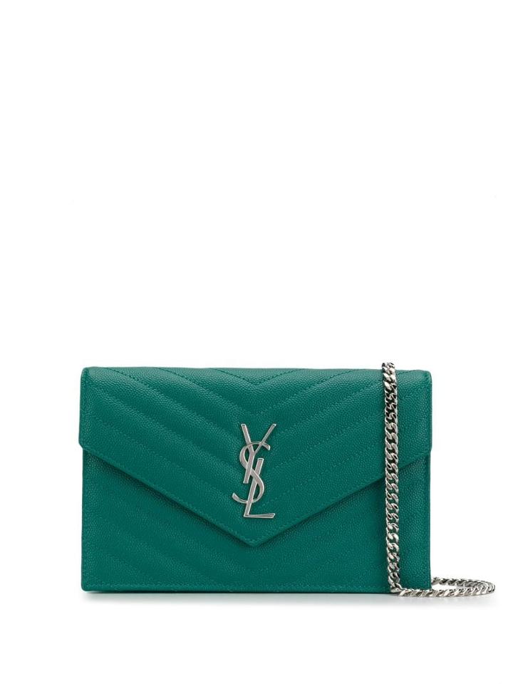 Saint Laurent Saint Laurent - Woman - Walletgrain De Poudre Techno Sl