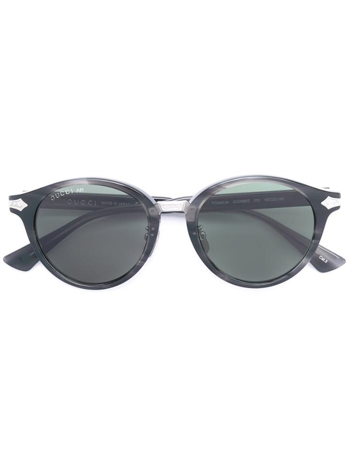 Gucci Eyewear Round Frame Sunglasses - Green