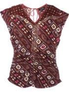 Isabel Marant 'tova' Top, Women's, Size: 42, Red, Silk/cotton