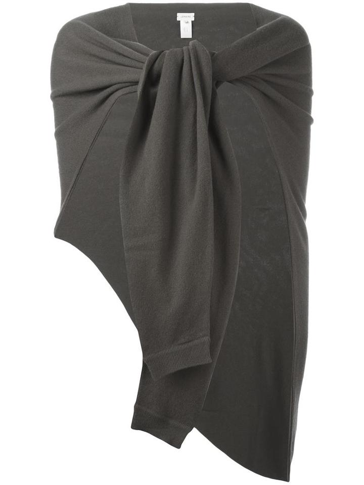 Lemaire Asymetrical Scarf, Women's, Grey, Cashmere