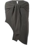 Lemaire Asymetrical Scarf, Women's, Grey, Cashmere