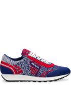 Prada Knit Sneakers - Blue