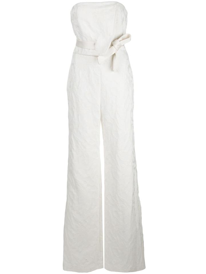 Alexis Venetia Strapless Jumpsuit - White