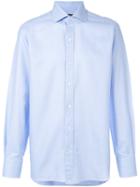 Tom Ford - Checked Shirt - Men - Cotton - 40, Blue, Cotton