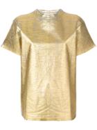 Golden Goose Deluxe Brand Metallic Distressed T-shirt