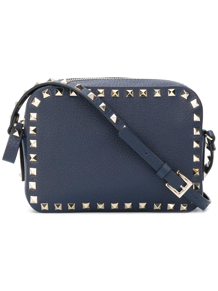 Valentino Valentino Garavani Rockstud Camera Shoulder Bag - Blue