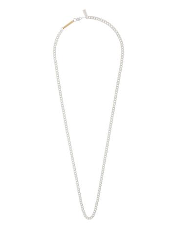 Jieda Long Chain Link Necklace - Metallic