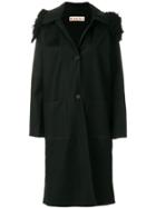 Marni Oversized Hooded Coat - Black