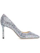 Jimmy Choo Romy 85 Glitter Pumps - Multicolour