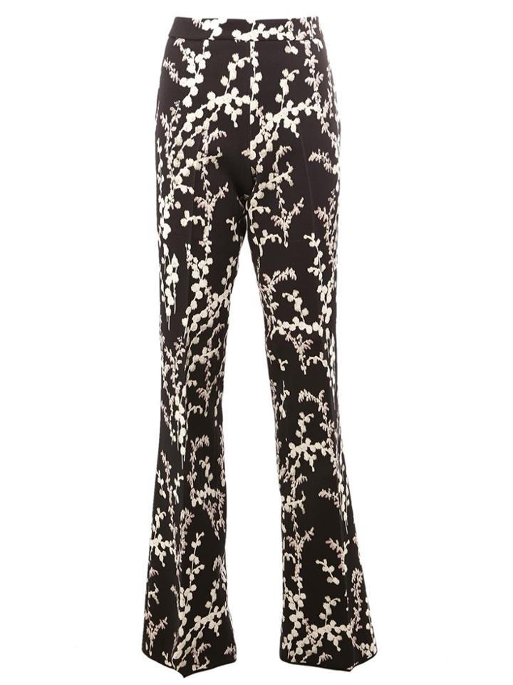 Just Cavalli High Waisted Flared Trousers - White