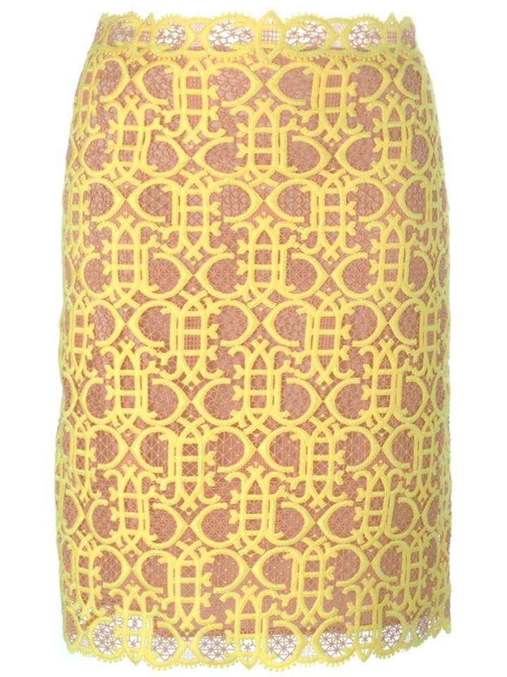 Emilio Pucci Straight Cut Macrame Skirt