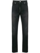 Calvin Klein High Rise Straight-leg Jeans - Black