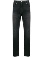 Calvin Klein High Rise Straight-leg Jeans - Black