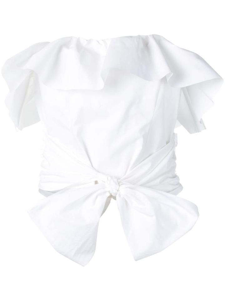 Pinko Front Bow Top - White