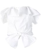 Pinko Front Bow Top - White