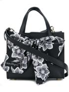 Salvatore Ferragamo Small Printed Bow Tote - Black