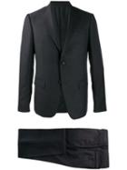 Z Zegna Check Pattern Suit - Grey