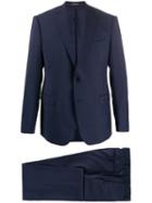 Emporio Armani Jacket And Trousers Suit - Blue