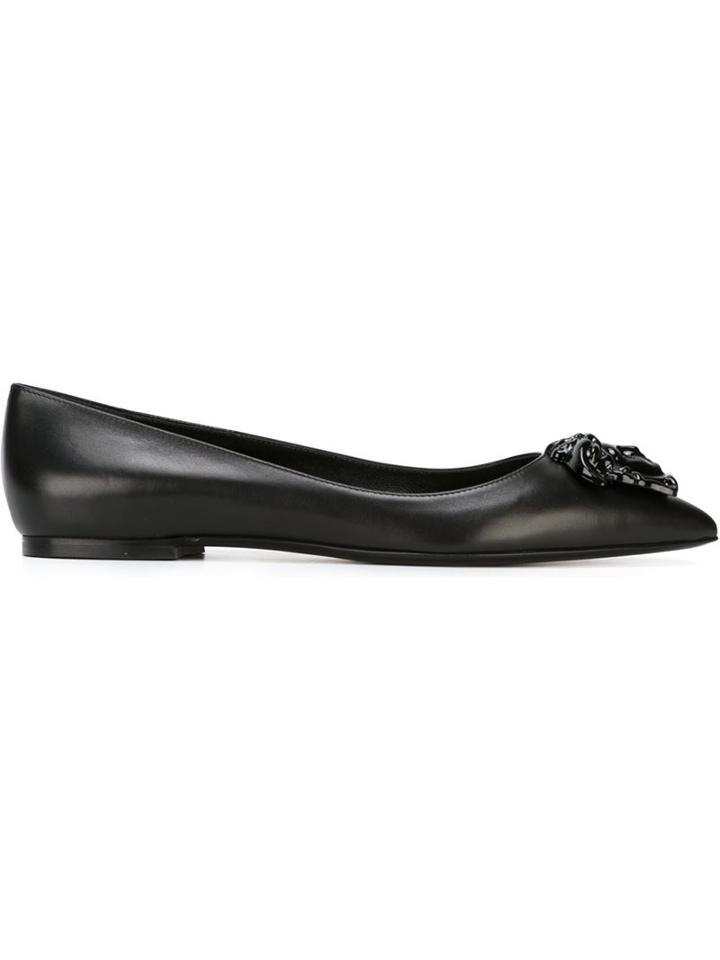 Versace 'medusa' Ballerinas
