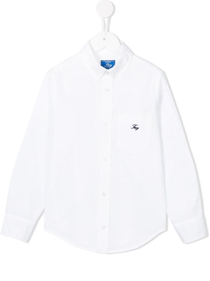 Fay Kids Chest Pocket Shirt