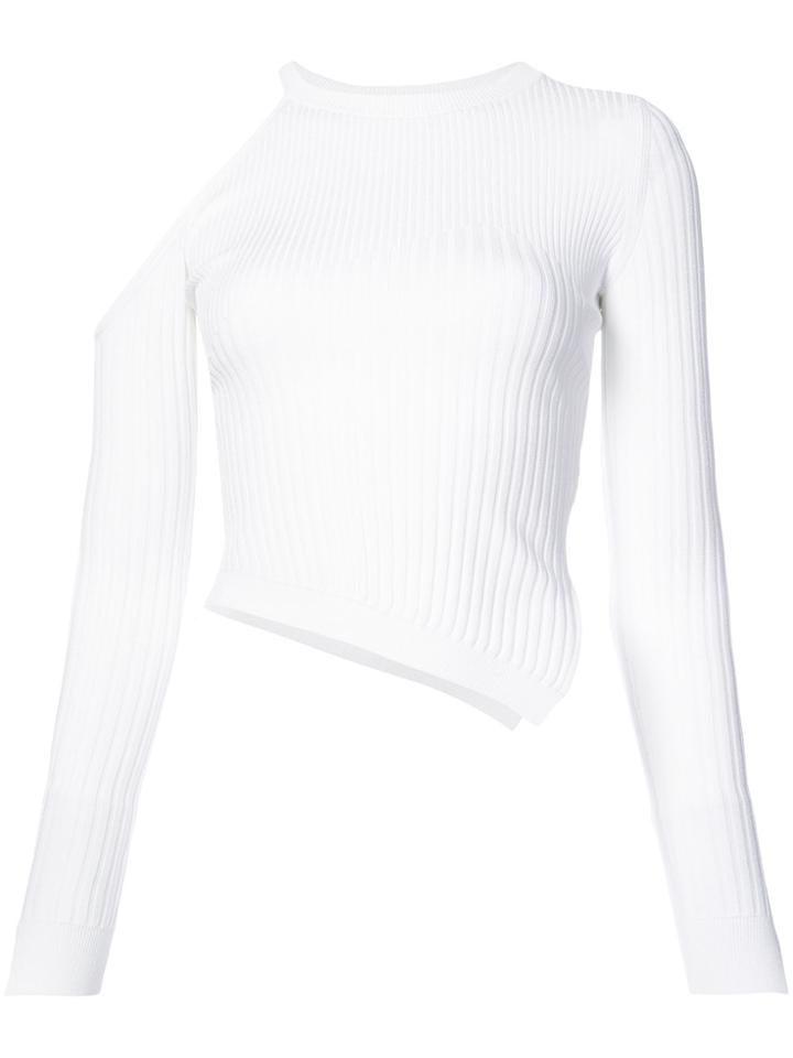 Cushnie Et Ochs Asymmetric Cut-out Top - White